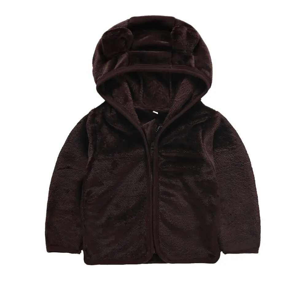 Куртка для девочек, пальто, куртка, детское зимнее пальто для девочек, детские пальто, худи для мальчиков, дизайн медведя, верхняя одежда на молнии с капюшоном, корейская детская одежда