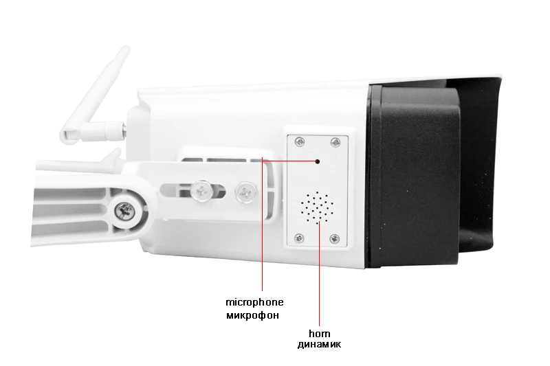 2MP Sony323 4 шт. Массив светодиодный H.265 ICsee 20fps 128G ONVIF две аудио две антенны Водонепроницаемая wifi Беспроводная ip-камера Бесплатная доставка