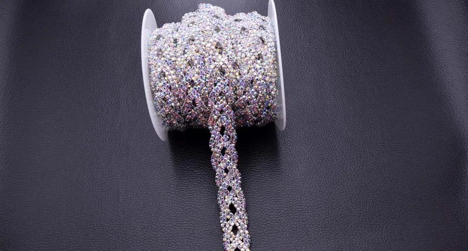 AB color Rhinestone trims HF-711 (7)