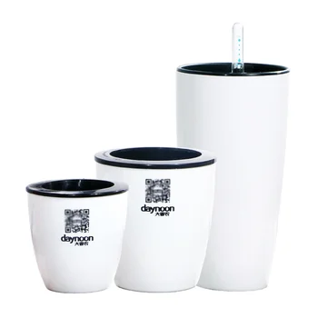 

Phalaenopsis flower pot white high - end desktop lazy automatic watering water - saving green water - saving vases