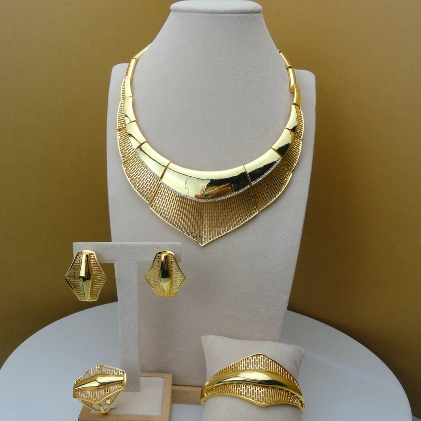 Yuminglai 2019 New Design American Rhinetone Jewelries Luxury African Jewelry Sets FHK5889 | Украшения и аксессуары
