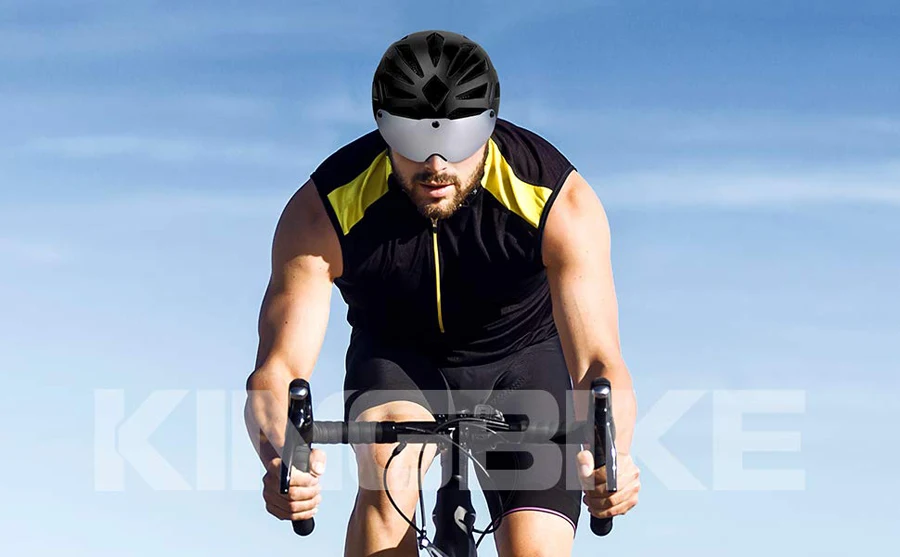 Новинка, велосипедный шлем для мужчин и женщин, с подсветкой, светильник, велосипедный шлем с очками, ультра светильник, MTB, дорожный велосипедный шлем, casco Specialiced