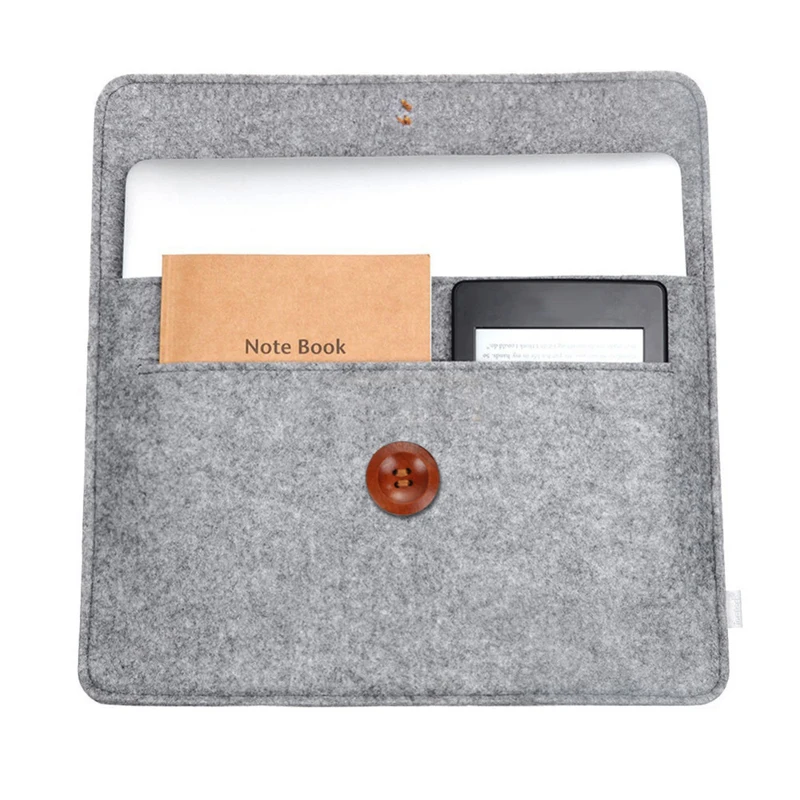

A4 Shockproof Tablet Sleeve Storage Bag For iPad Case Unisex Felt Sleeve Storage Cover Office Supplies Storage Bag Organizer