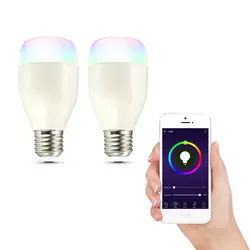 Lightme Smart Wi-Fi RGBW светодиодный свет лампы для затемнения вечерние освещения App дистанционного Управление Светодиодный лампочки