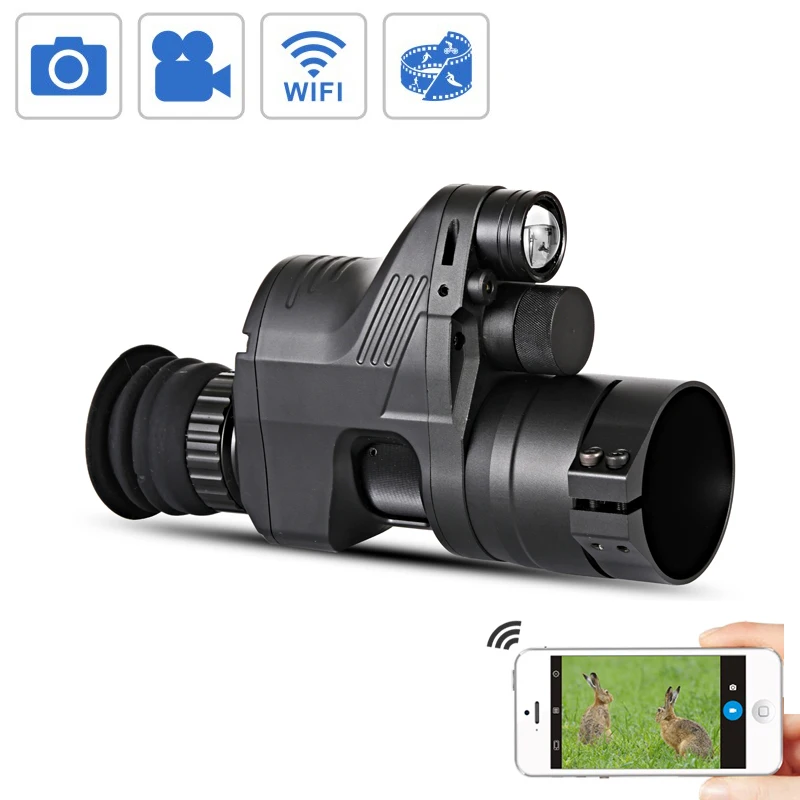 

5w Infrared IR Night Vision Hunting Cameras Game Cameras Andriod/IOS APP Forest Trail Cameras Wifi Black IR Rifle Gun Cameras
