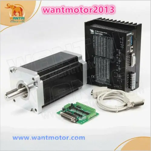 

High Quality!Cnc Router kits Nema42 Stepper Motor 110BYGH201-001 8A 4200OZ-IN/28N.m&Driver DQ2722M 220V7A for engraving CE&ISO