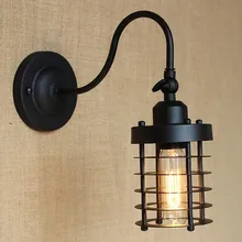 Лофт стиль Эдисона декоративный настенный светильник настенное зеркало с подсветкой светильники винтажное промышленное освещение Настенный светильник для дома Arandela