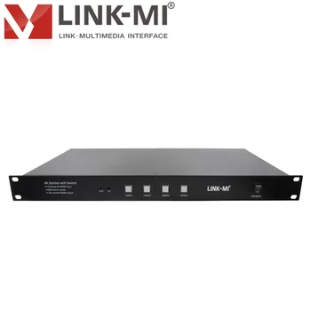 

LINK-MI LM-SP420 4K Splitter with Switch support 4 channel HDMI1.4 input