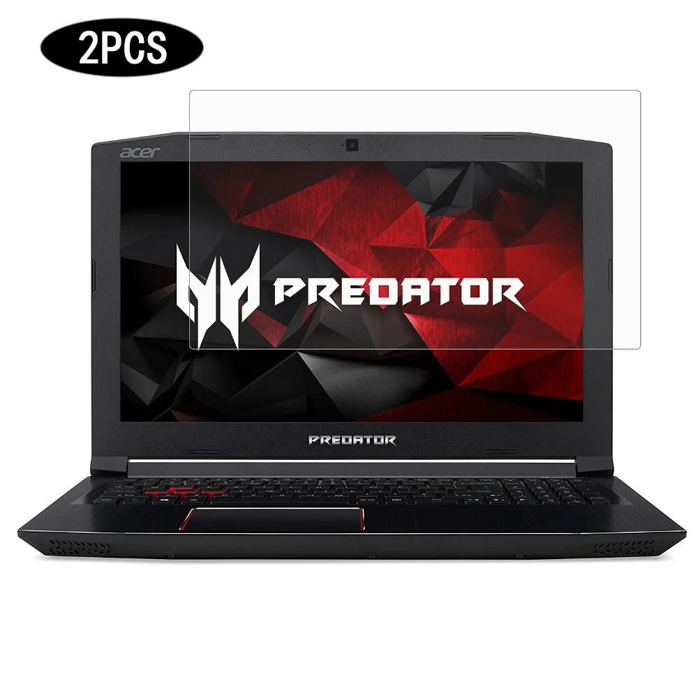 

YOUPECK Universal HD Crystal Clear LCD Guard film Laptop Screen Protector for Acer Predator Helios 300 G3-571 Notebook, 2PCS