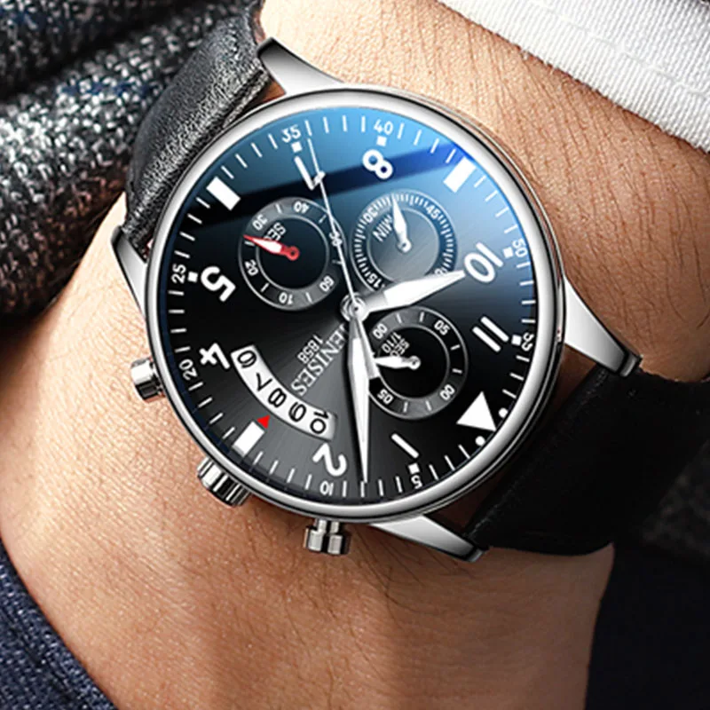 

Man Wrist Watch 2019 Luxury Brand Men Watch Male Clock Business Classic Quartz Sport Chronograph Watch For Men Relogio Masculino