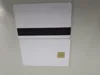 10 pcs/lot White Contact Sle4442 Chip Smart IC Blank PVC Card with 2750 OE Hi-Co Magnetic Stripe ► Photo 1/3