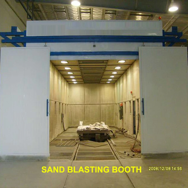 Surface Cleaning Sand Blast Room Sand Blast Chamber Sand Blast