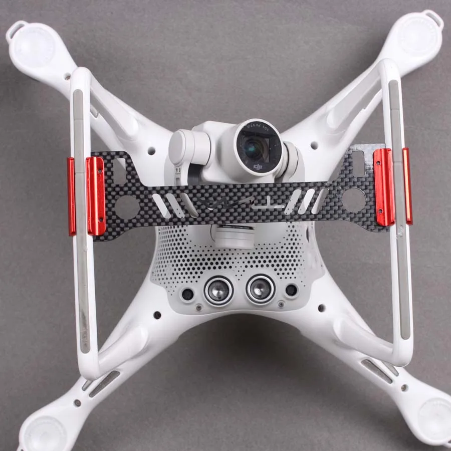 

Carbon Fiber Board Pad Landing Gear Guard Bracket DJI Phantom 4 Gimbal Camera Protector for Drone DJI Phantom 4 Accessories kit