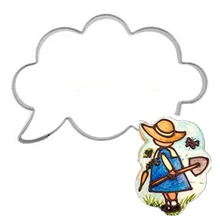 1 шт./лот Dialog Box резак для печенья из нержавеющей стали в виде облака фруктовое шоколадное печенье для печенья деко Посуда Кухонная форма