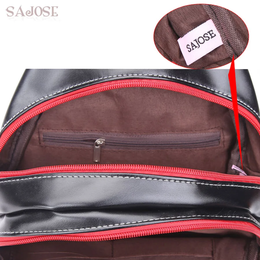 Женский рюкзак, модная винтажная сумка через плечо, рюкзак, 3 комплекта, многофункциональный нагрудный женский кожаный рюкзак, дизайнерские женские рюкзаки
