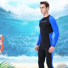Мужской тонкий впитывающий пот и быстросохнущий купальник цельная водонепроницаемая защита от солнца; серфинг купальный костюм купальник