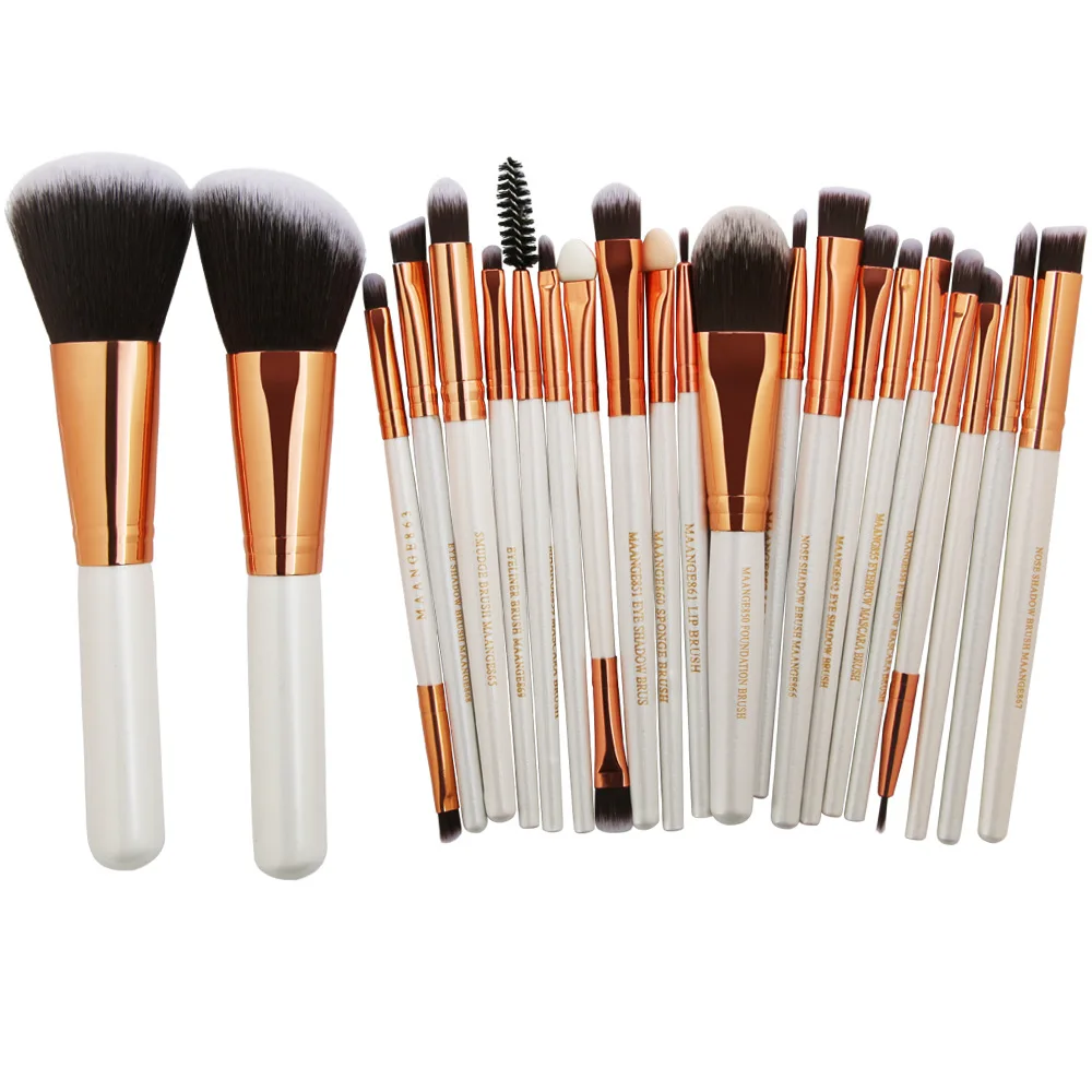 22pcs Makeup brushes Professional Eyebrow Blusher Lip Powder Foundation