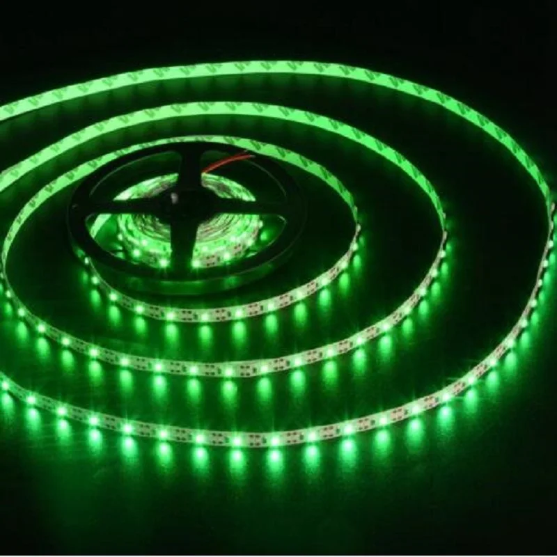 USB светодиодные ленты SMD3528 светильник 5 в адаптер гирлянда Рождественский стол Декор лампа лента для ТВ задний план светильник ing 5 в 50 см 1 м 2 м 3 м 4 м 5 м - Испускаемый цвет: Зеленый