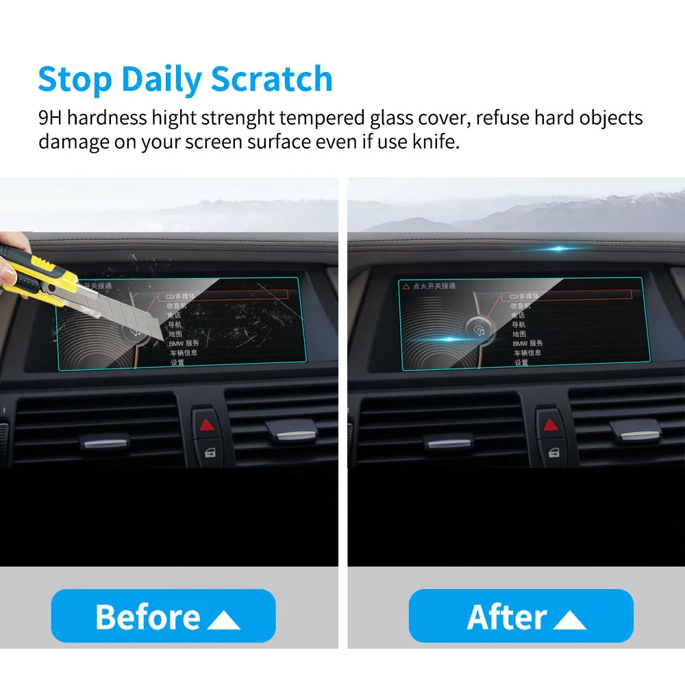 8,8 дюймов Автомобильный gps навигационный экран протектор для BMW E70 E71 X5 X6 автомобиль HD прозрачный ЖКД жесткий экран защитная пленка из закаленного стекла