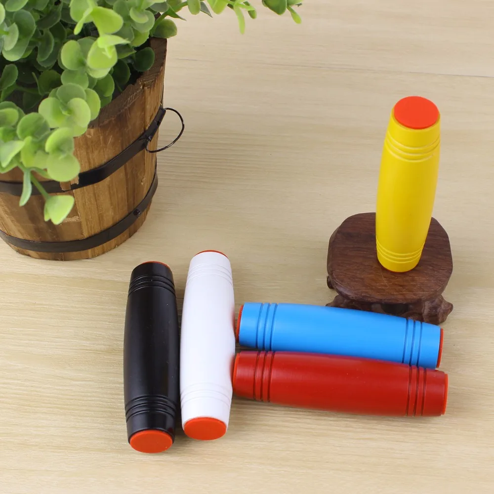

Japanese Mokuru Fidget Stick Flip Stress Reliever Desk Toy Antistress Desktop Roller Toy Kururin Wood Fidget Stick Mokuru