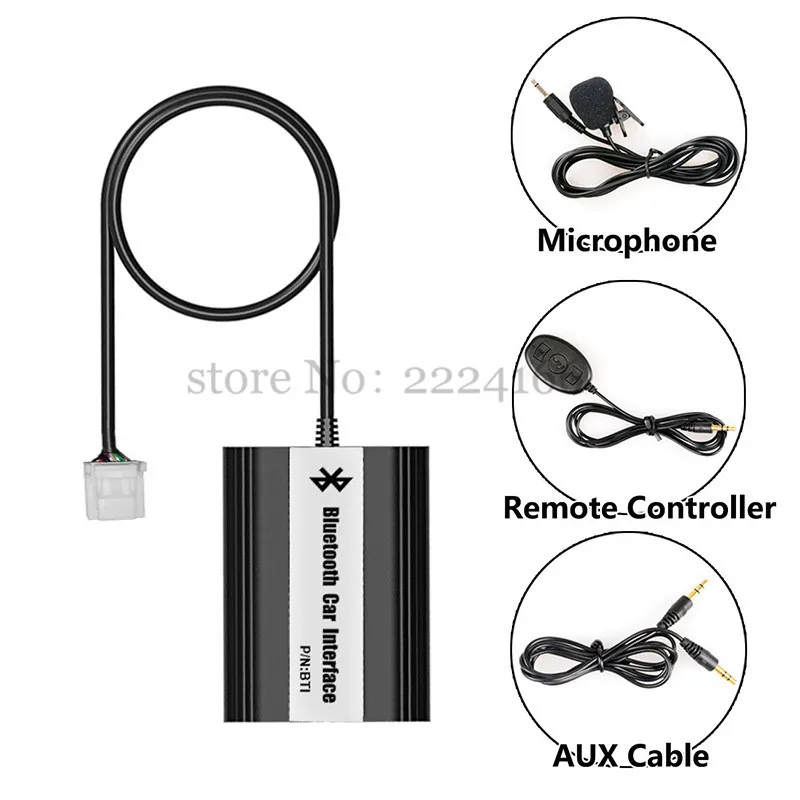  SITAIEL Car Bluetooth A2DP MP3 adaptador de reproductor de música para Toyota Lexus Scion AUX USB d