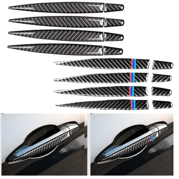 

3D Carbon Fiber Door Handle Sticker Car Styling Decoration for bmw x5 f15 x1 1 series 2 gran tourer Auto Exterior Accessories
