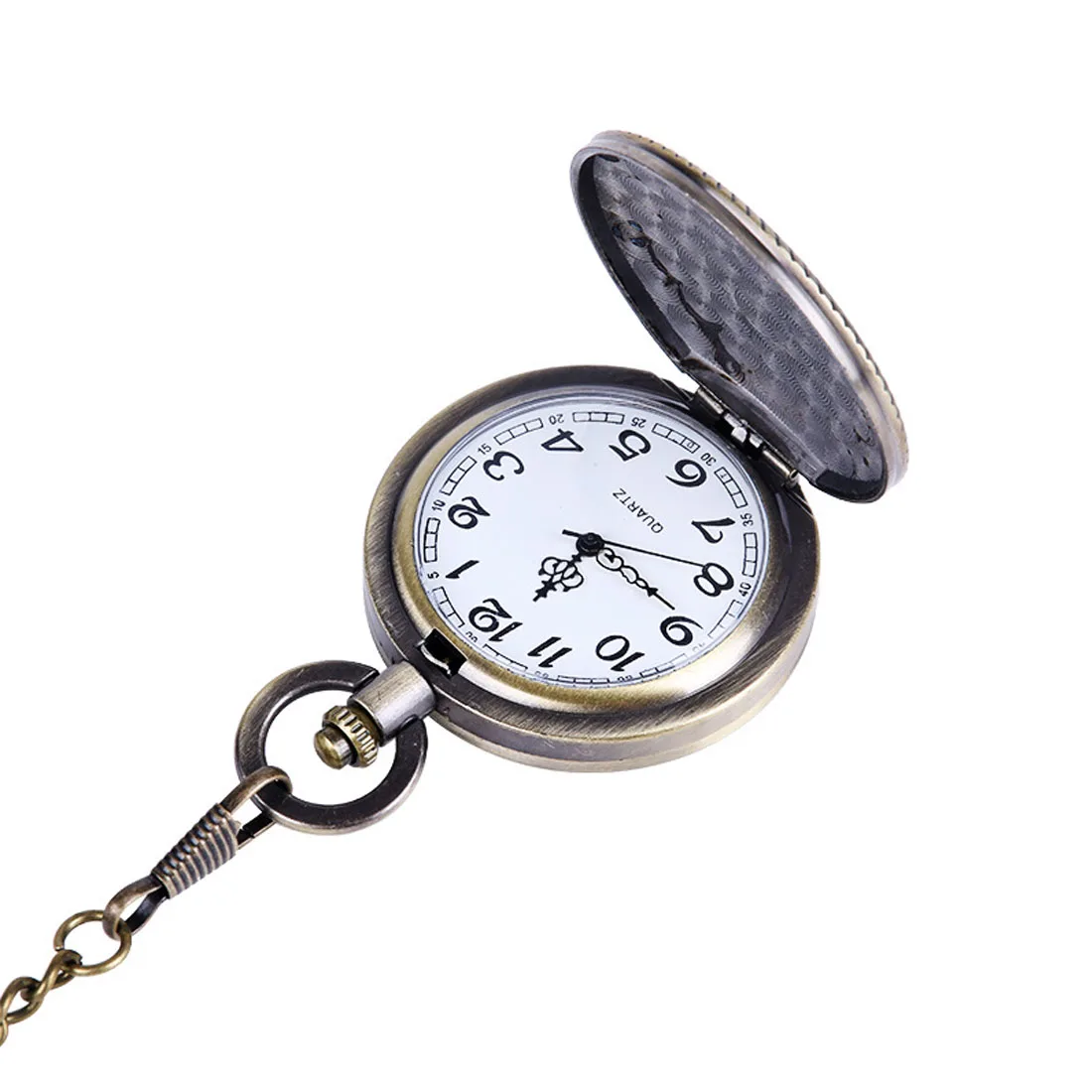 Retro Military Unisex Gifts Little Eagle Pocket Watch Vintage Bronze