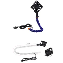 RJX Helping Hands Third Hand Soldering Fan Flexible Arms Hands With USB Fan For FPV RC Drones Hand Care Soldering Tool