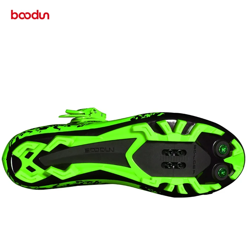 BOODUN zapatos de ciclismo para hombre suela de nailon 2019 nuevo antideslizante transpirable microfibra alta carretera bicicleta de montaña MTB bloqueo zapatos