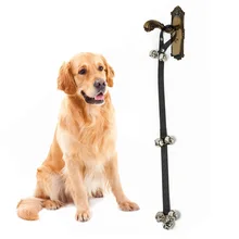 Собака колокольчики собака дверной звонок горшок большая собака колокольчиками для приучения к горшку свою маленькую собачку в простой способ 7 экстра большой громкие звонки