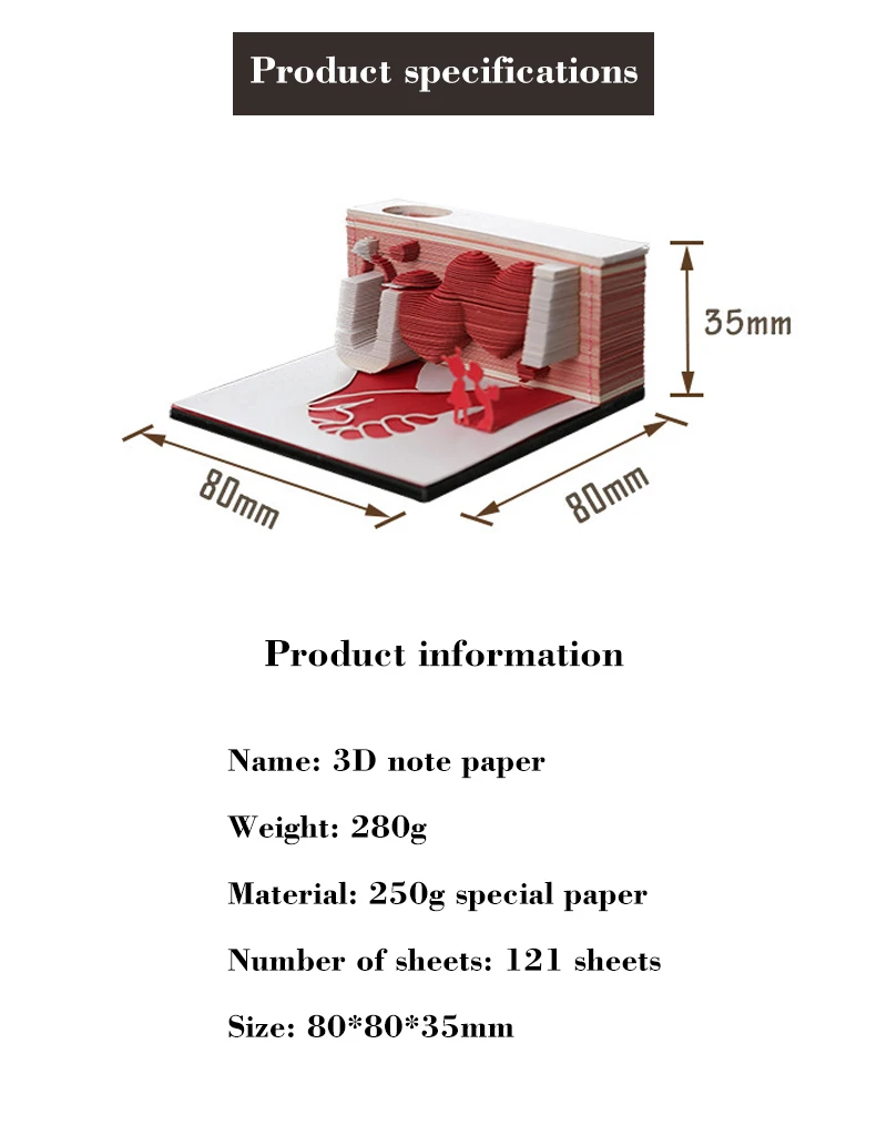 3D Романтическая почта это Липкие заметки любовь Cancelleria Kawaii memo pad Notas Adhesiva офисное украшение необычные подарки японские вещи
