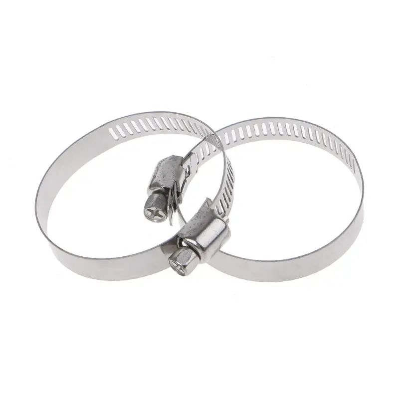 

Stainless Steel Single Ear Hose Clamp, 80Pcs Crimp Hose Clamp Assortment Kit Ear Stepless Cinch Rings Crimp Pinch Fitting Tools