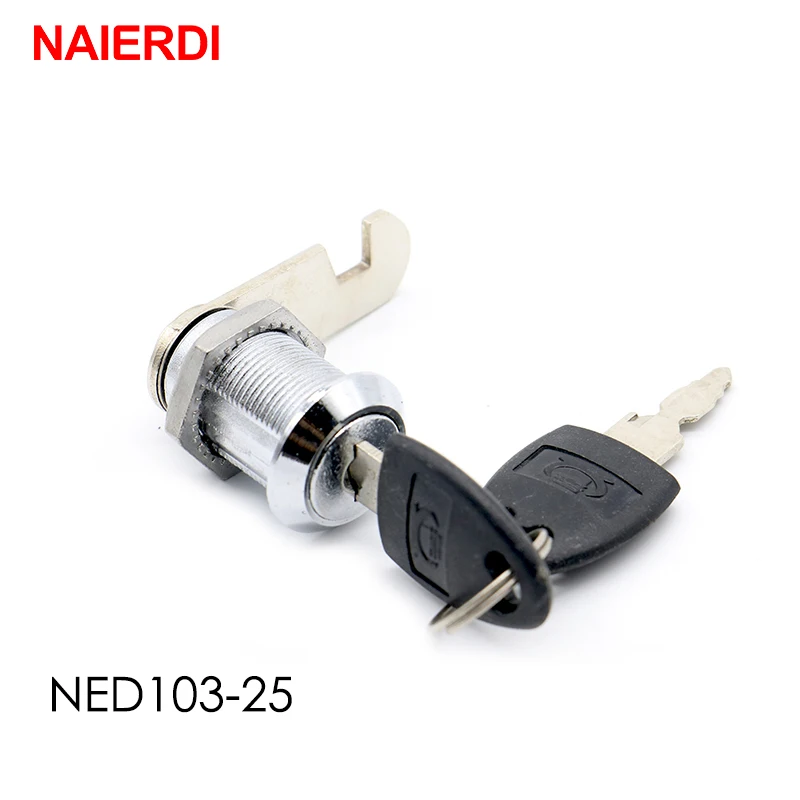 Cabinet Safety Lock Mini Padlock Security Padlock Door Lock Cabinet Lock Door Safety Lock NAIERDI Cam Cylinder Locks Door Cabinet Mailbox Drawer Cupboard Padlock Plastic Keys Furniture Hardware