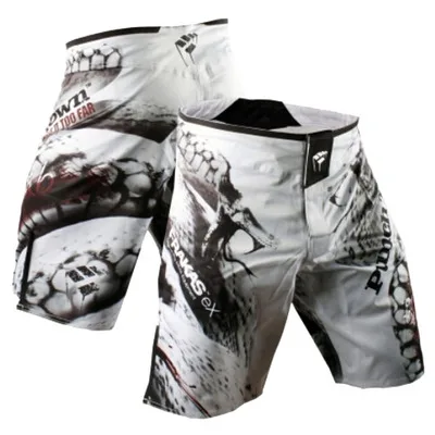 MMA шорты боксерские трусы Kick боксерские трусы muay thai шорты для борьбы для мужчин - Цвет: Черный