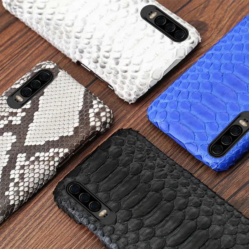 Luxury Phone Cases For Huawei P20 P30 Lite Mate10 20 lite Pro Y6 Y9 P Smart 2019 Python Skin Cover For Honor 7X 7A 8X 9 10 lite