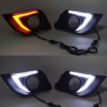

SNCN LED Daytime Running Lights for Mitsubishi ASX2016 2017 2018 12V ABS DRL Fog lamp cover driving lights