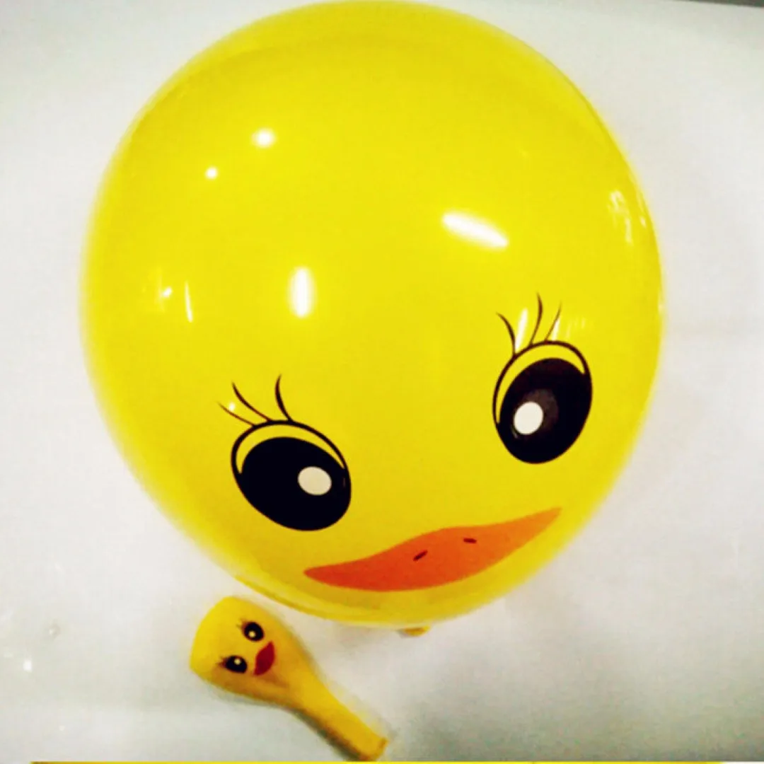 JX-LCLYL, 10 шт., Детские вечерние шары с желтой уткой, 12 дюймов, вечерние шары на день рождения