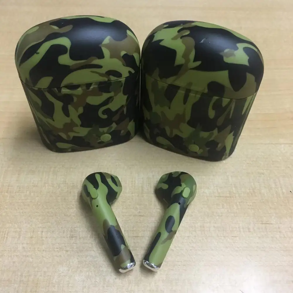 I7s Camo наушники вкладыши Беспроводной стерео ухо Мини Bluetooth V4.2 Динамический