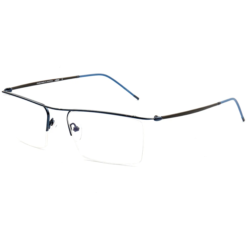 

Sunny Half Rim Wholesale Square Frame Business Casual Eyeglasses Men Women Lightweight Eyewear