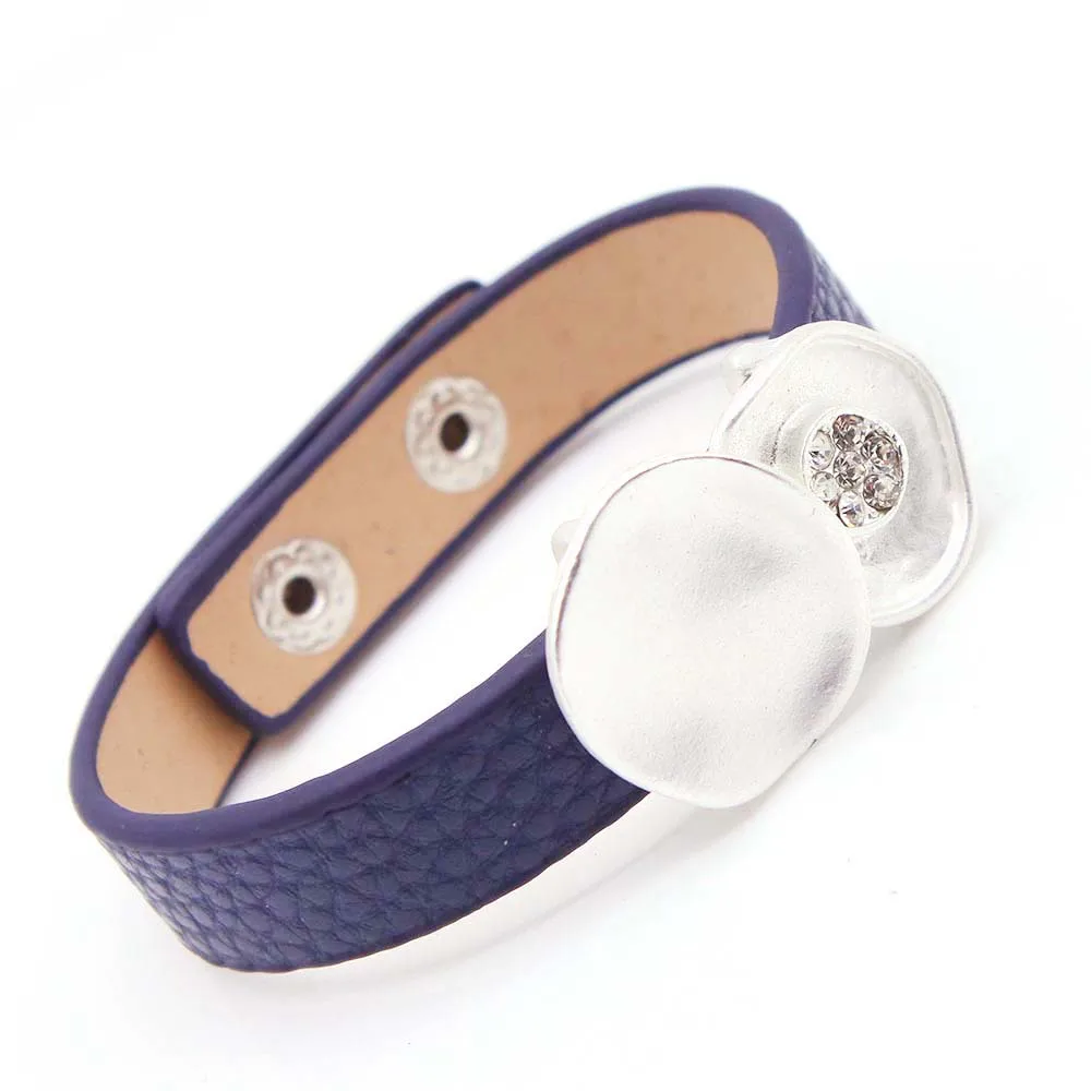 D& D Модные Панк кожаные браслеты со стразами и браслеты для женщин браслеты Очаровательные браслеты на запястье