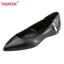 Fashion Women Shoes Woman Flats high quality Casual Comfortable pointed toe Zipper Women Flat Shoe New Flats Size 35-46 B252
