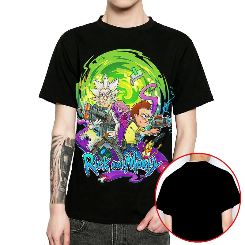 

Rick and morty 2019 Fashion Creativity 3D Print T-shirt Men Hip Hop Tshirt Short sleeve