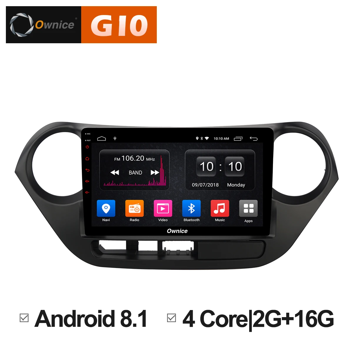 Ownice C500 + G10 9 дюймов Android 8 1 автомобиля gps навигации радио мультимедиа плеер для HYUNDAI