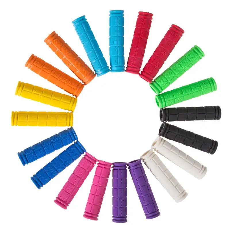 

Rubber Bike Handlebar Grips Cover BMX MTB Mountain Bicycle Handles Anti-skid Bicycles Bar Grips Fixed Gear Parts