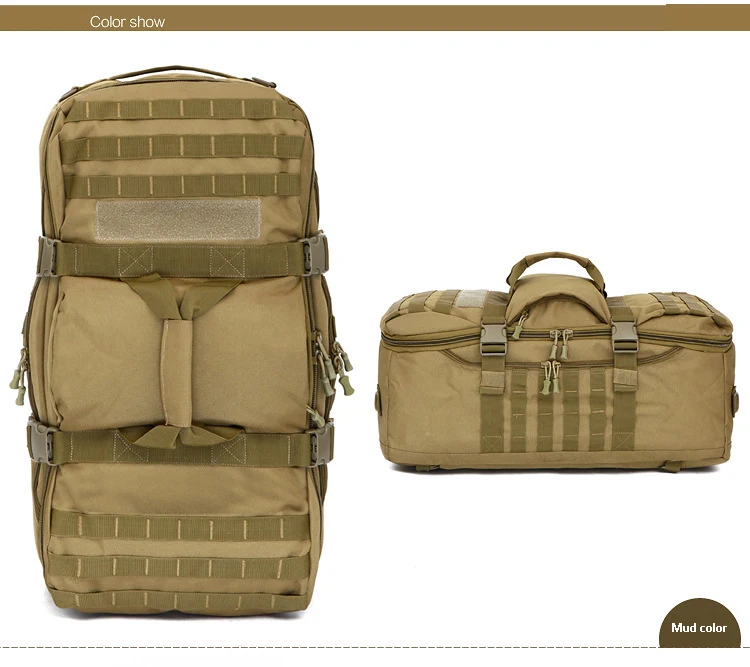 homem camuflagem mochila de acampamento esportes volta pacote saco militar