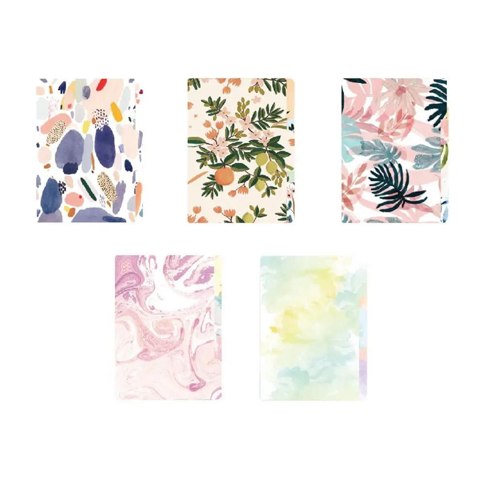 

5pcs/set Index Paper Pink Memory Series Notebook Dividers A56 Holes Spiral Loose Leaf Separator Pages Kawaii Stationery Gifts