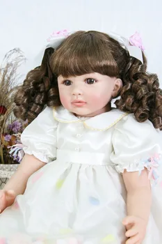 

58cm Silicone Reborn babies dolls Princess Toddler Doll new arrivals handmade Brinquedos Dolls Limited model kids birthday gift