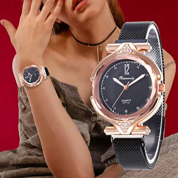 

WJ-8564 2019 Women Crystal Simple Popular Desgin Wrist Watch Female Luxury Quartz Stainless Steel Diamond Ladies dress Watches