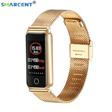 Модные Смарт-часы-браслет, фитнес-трекер, пульсометр, измеритель артериального давления, Y8, металлический браслет для Android, IOS, Xiaomi, huawei