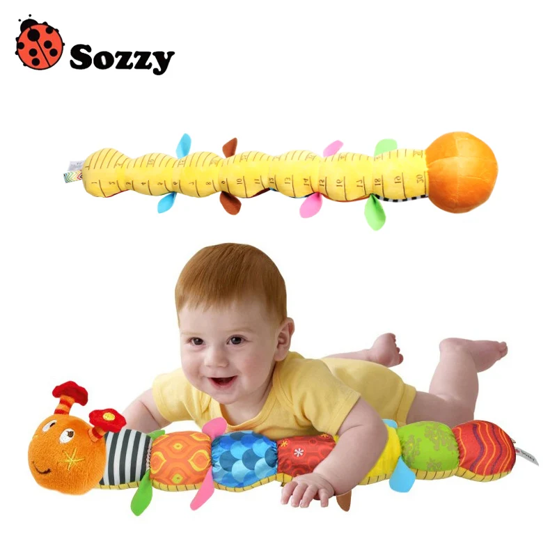Подлинная уполномоченным Sozzy милые детские игрушки музыкальные вещи caterpillar с